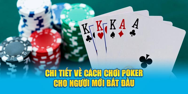 Chi tiết về cách chơi Poker cho người mới bắt đầu